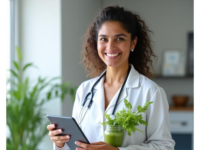 Dr. Anya Sharma, certified nutritionist specializing in midlife metabolism.