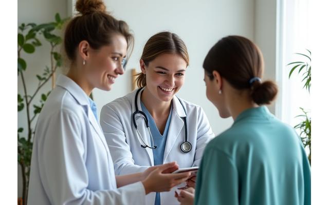 Wellness Specialist with clients